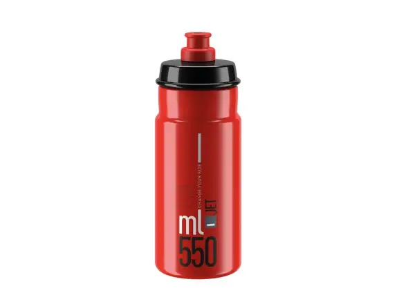 Elite Jet bottle 550 ml Red/Grey Logo