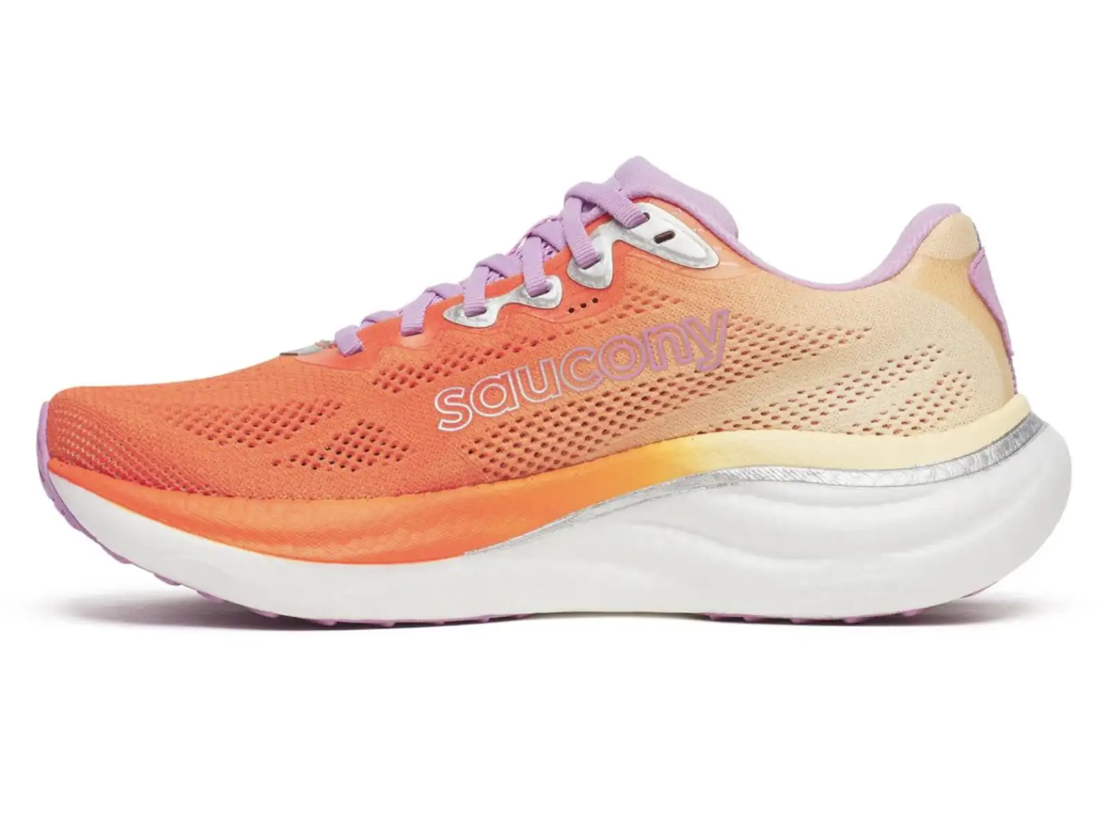 Saucony Ride 19 women's running shoes Fire/Orchid