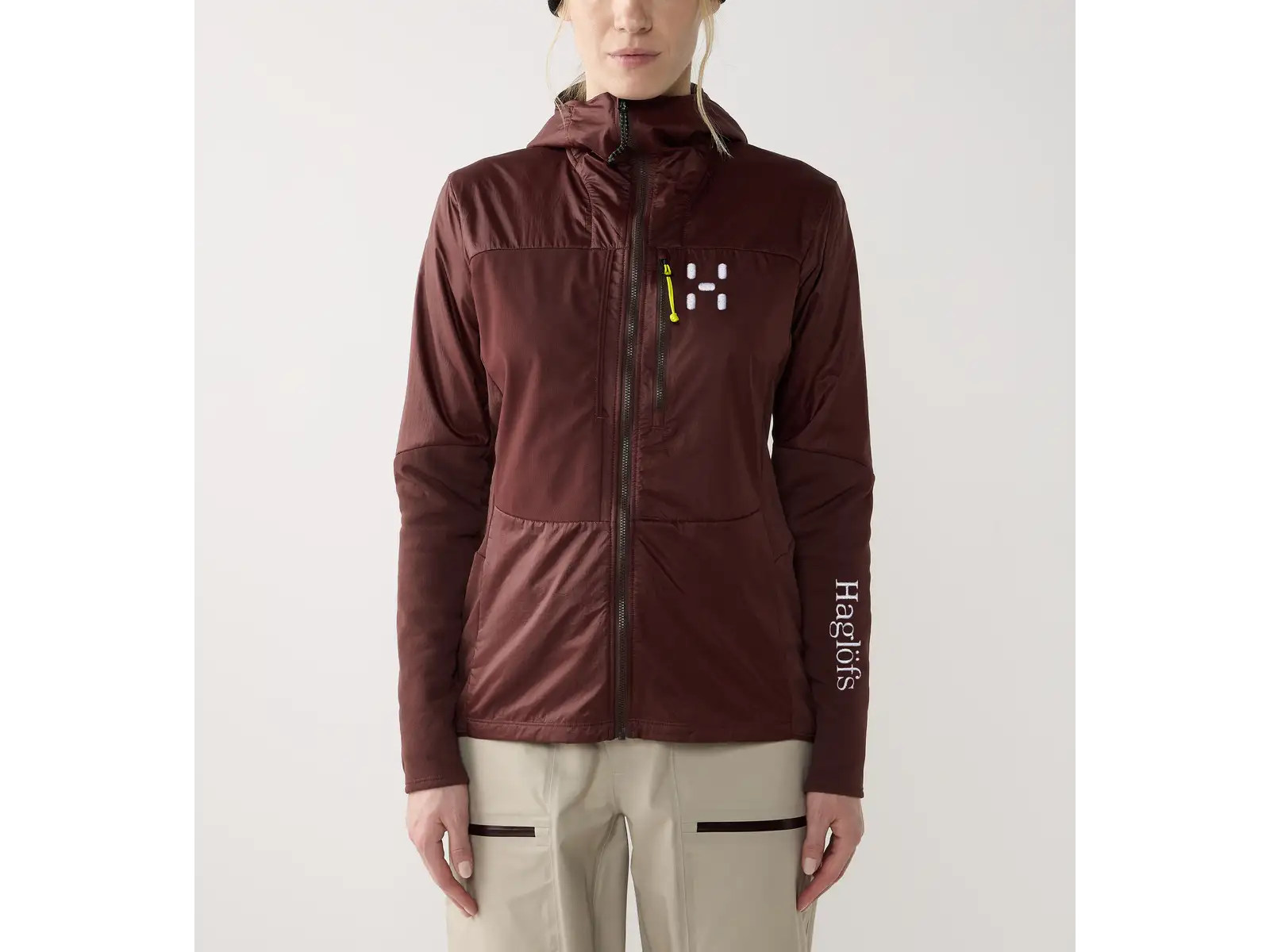 Haglöfs Nallo Touring Hybrid Mid women's sweatshirt brown M