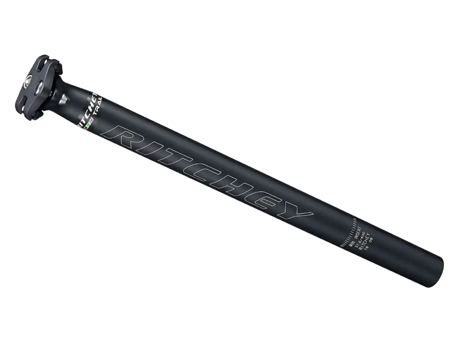 Ritchey WCS Trail Zero seatpost 27.2 mm offset 0 mm Blatte Black