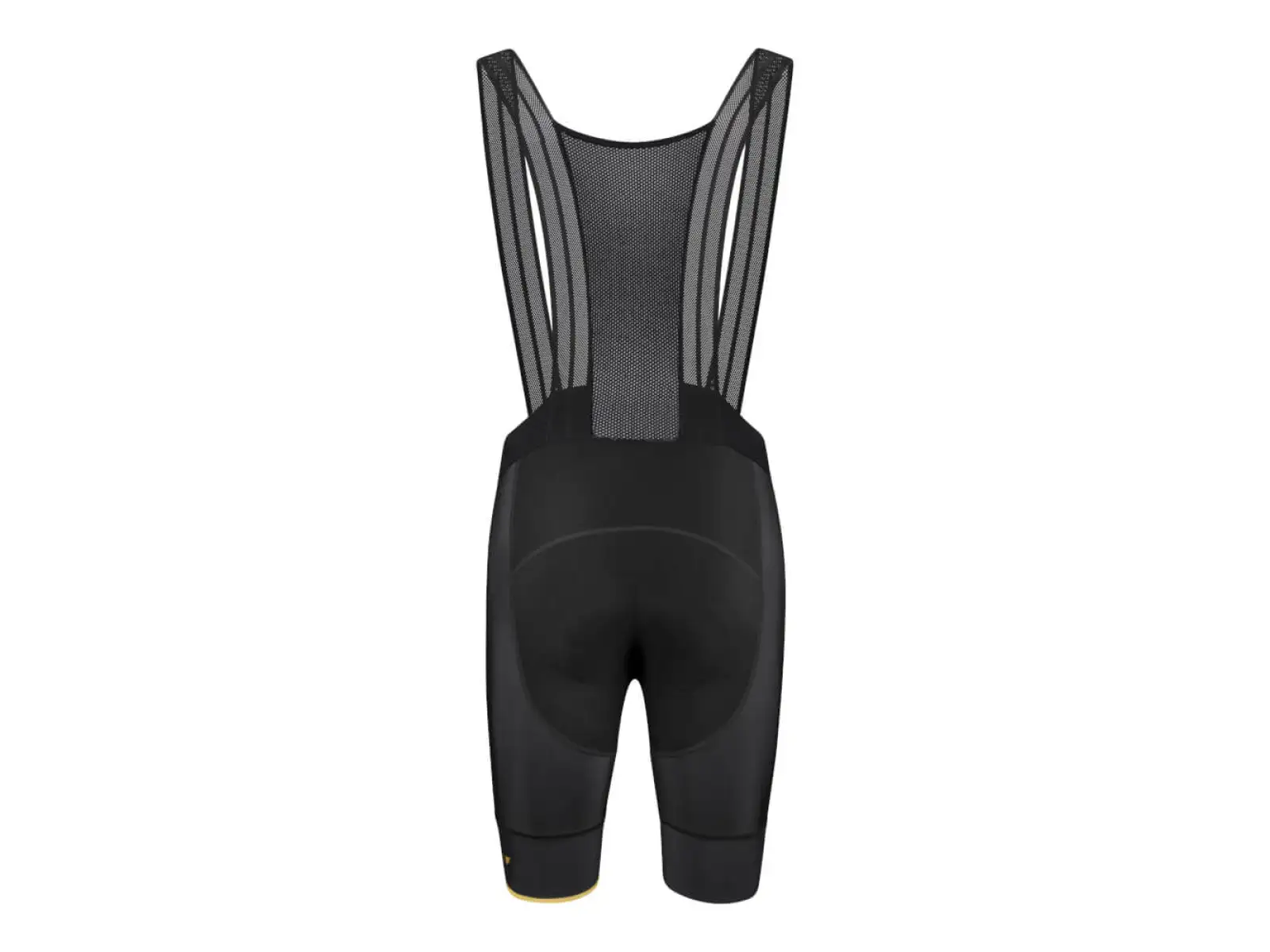 Force Gold men's bib shorts with padding black/gold