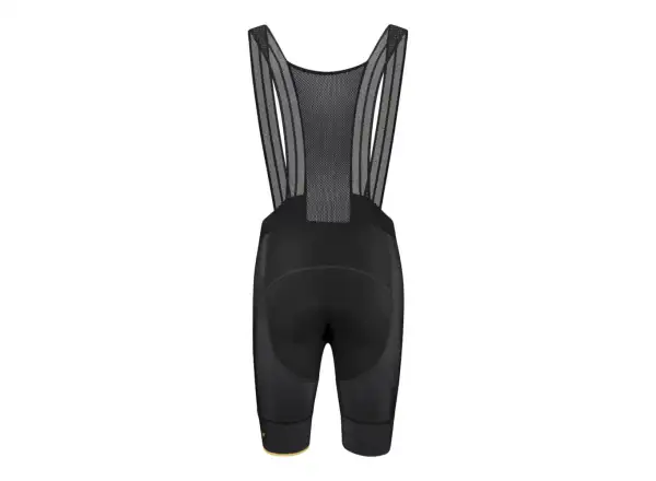Force Gold men's bib shorts with padding black/gold