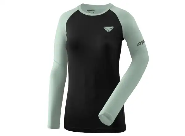 Dynafit Alpine Pro women's long sleeve shirt Black Out/Jadelite