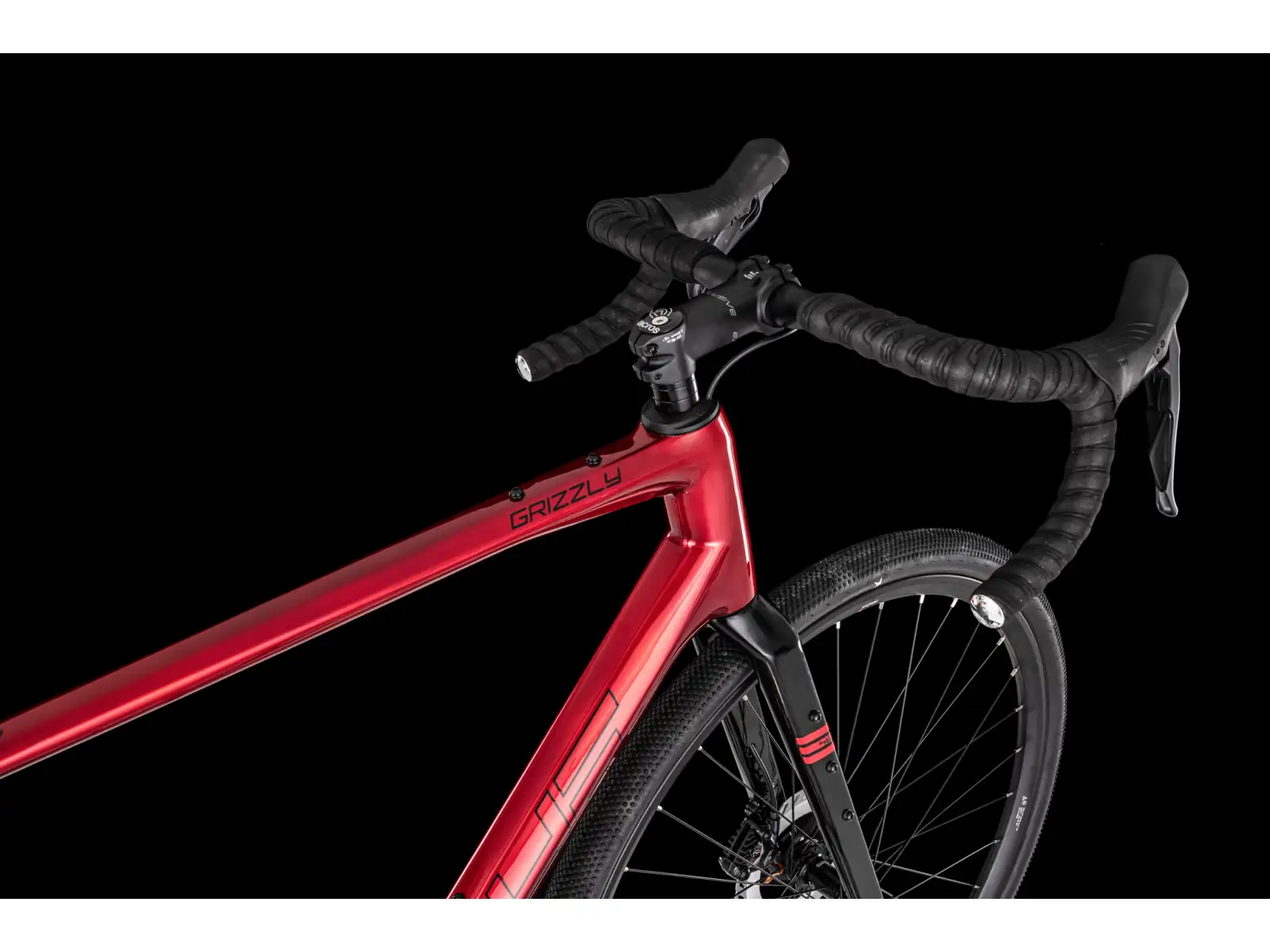 4Ever Grizzly Elite gravel bike Flame red
