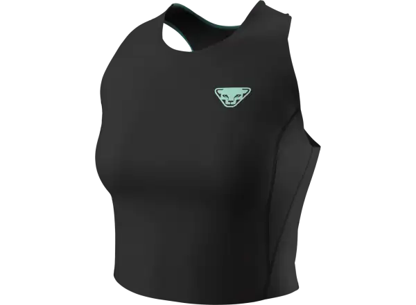 Dynafit Trail Crop Top women's sleeveless shirt Black Out
