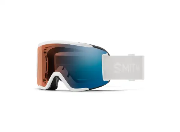 Smith Squad S ski goggles White Vapor / ChromaPop Pro Photochromic Blue Mirror