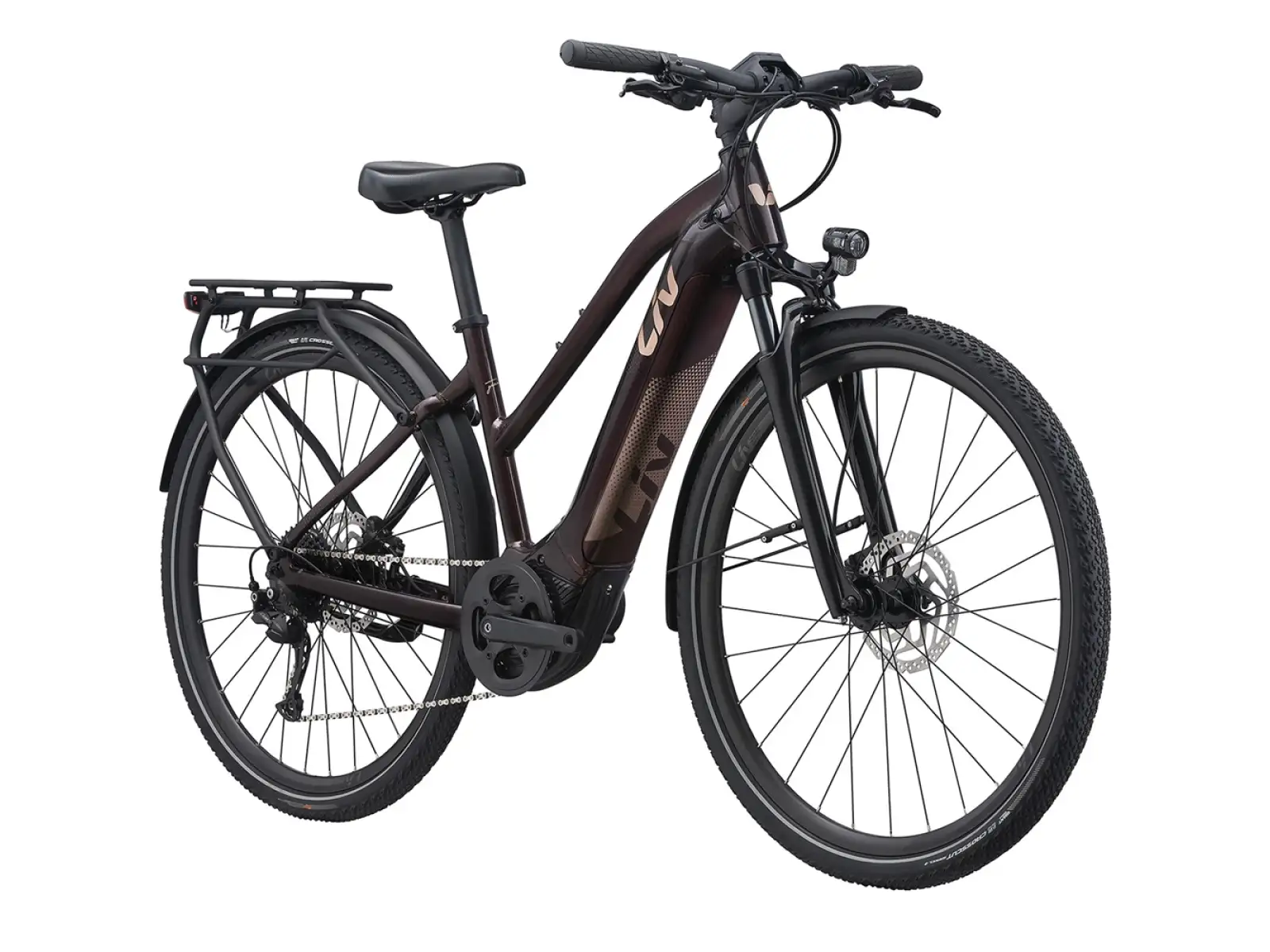 Liv Amiti E+2 trekking e-bike rosewood