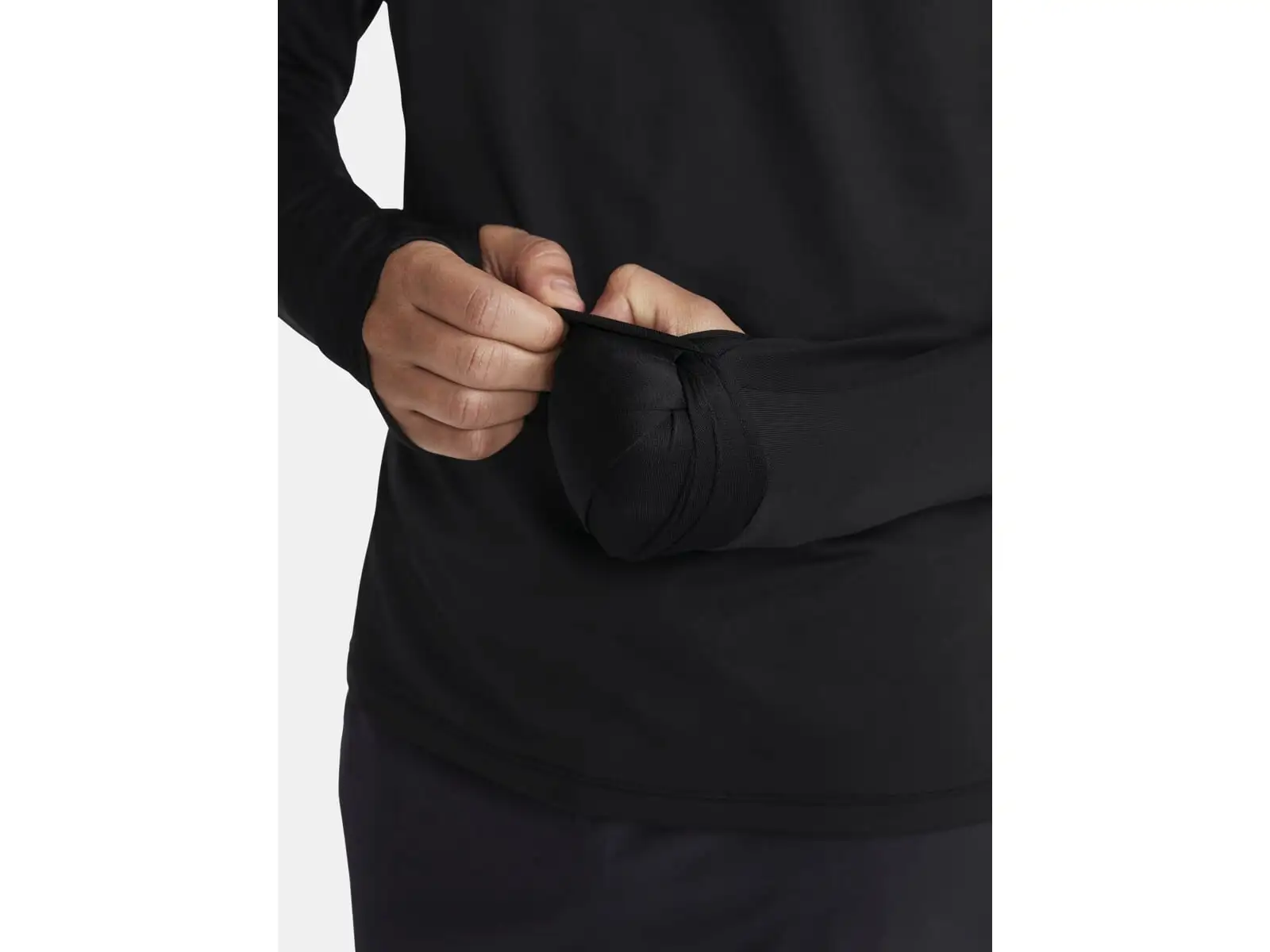 Craft ADV SubZ men's running shirt long sleeve black