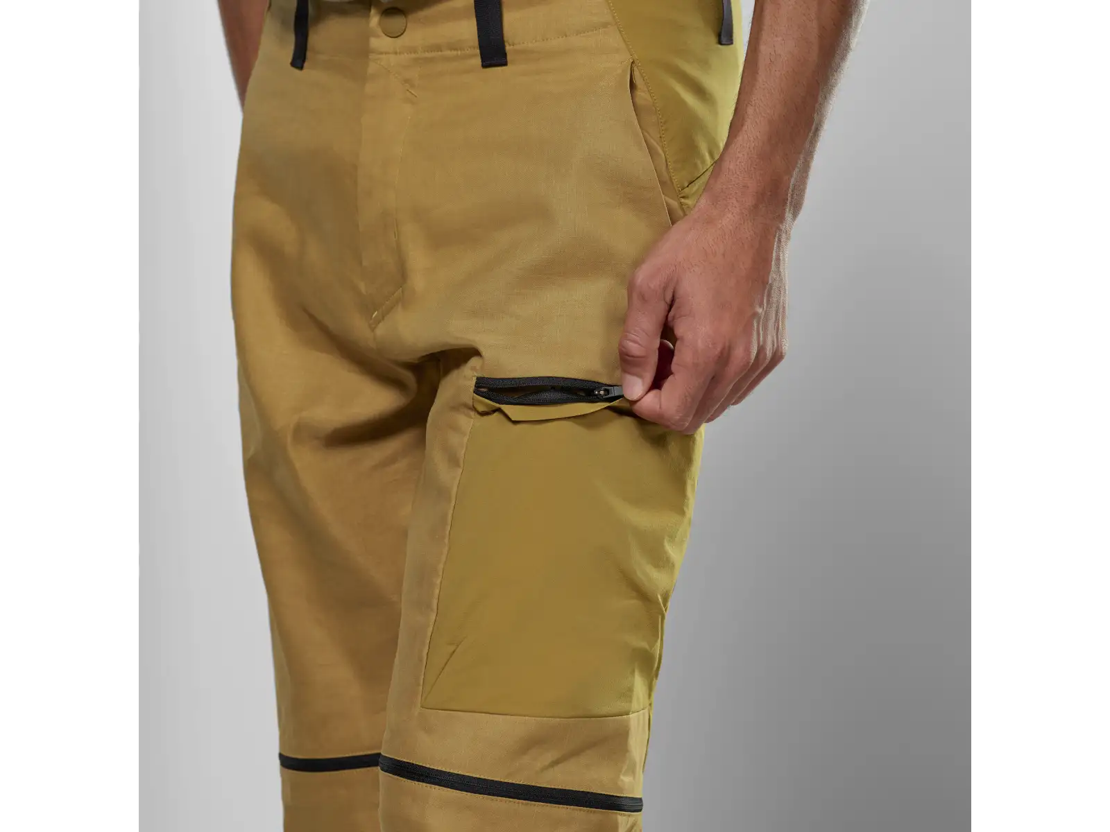 Salewa Puez Hemp/DST 2/1 men's trousers Golden Brown