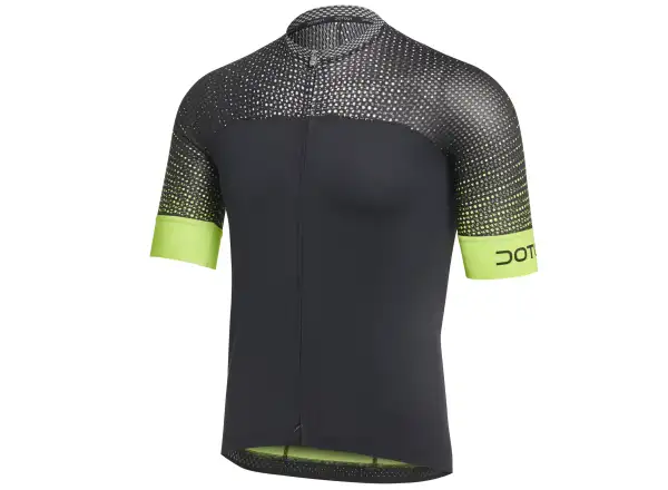 Dotout Hybrid men's jersey short sleeve Black/Fluo Yellow