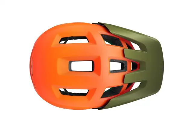 Lazer Coyote KinetiCore helmet Orange / Green