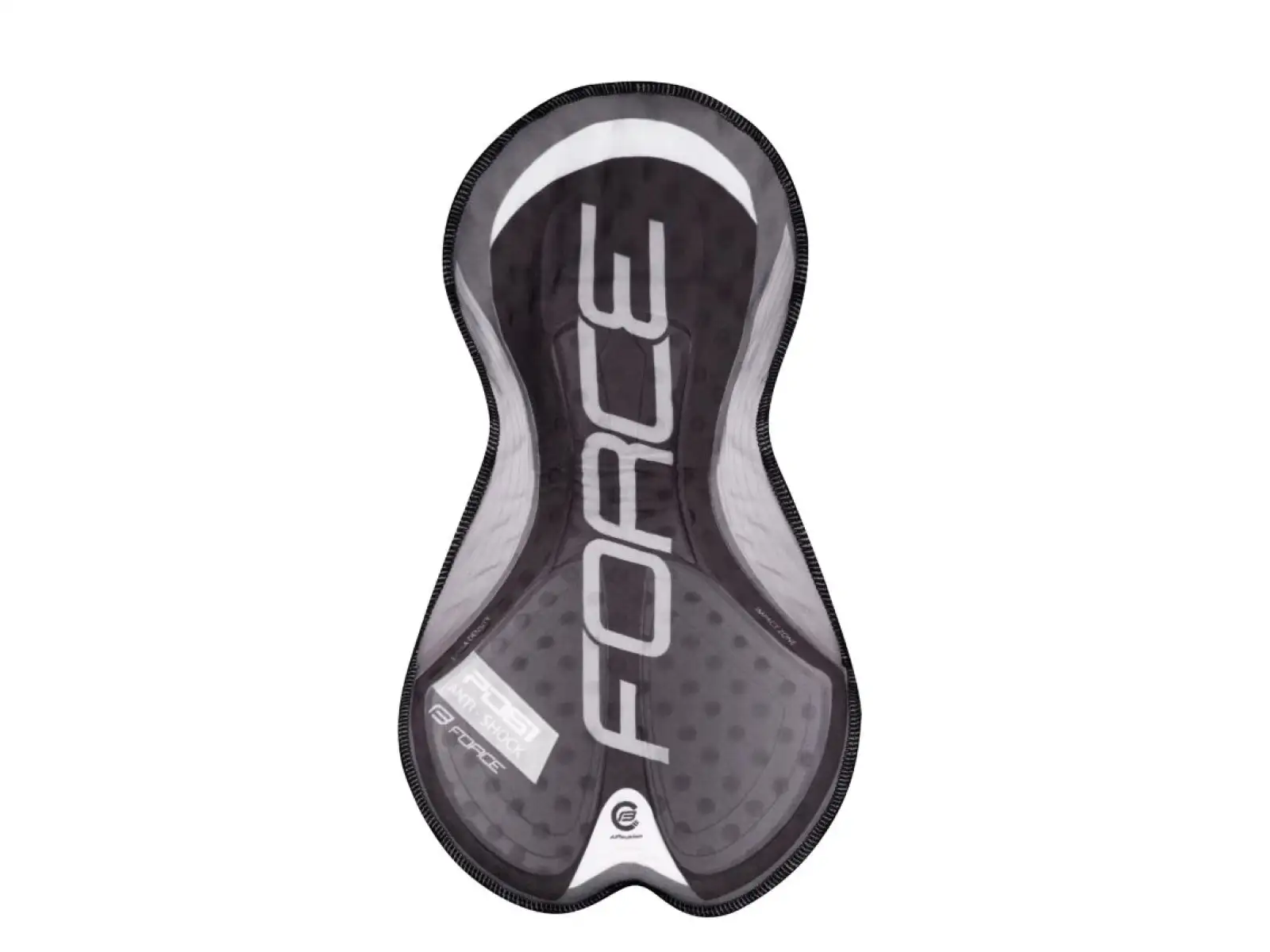 Force B30 shorts with insert black/fluo