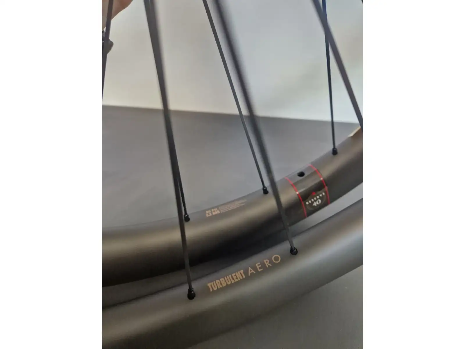 Reserve 40/44 GR 700c DT 350 CL carbon gravel laced wheels hub Microspline - Taken off the bike