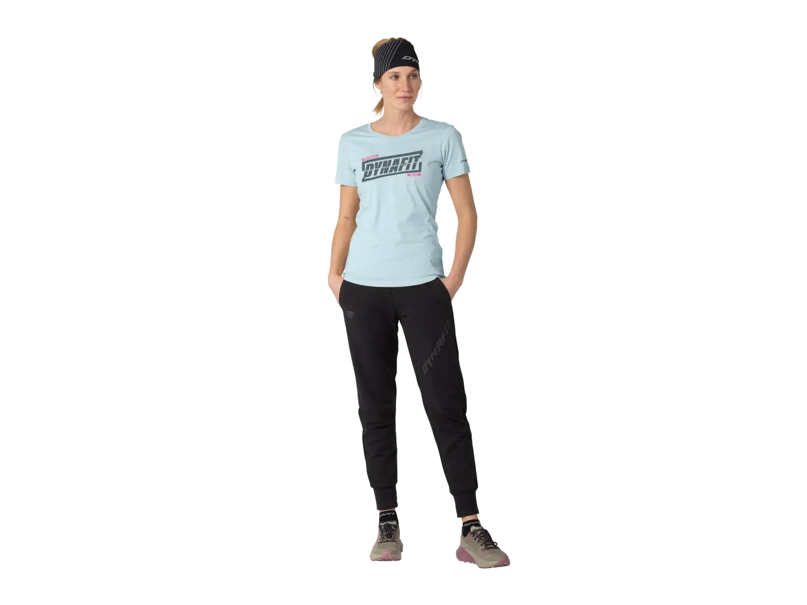 Dynafit Graphic Cotton women's T-shirt short sleeve Cloud Blue/Tabloid