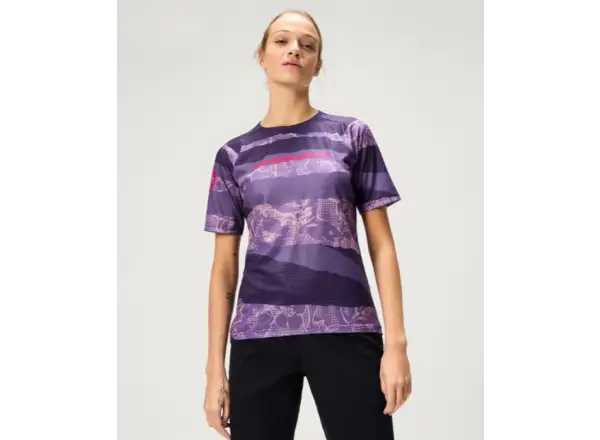 Endura LTD Patchwork women's jersey short sleeve Bramble