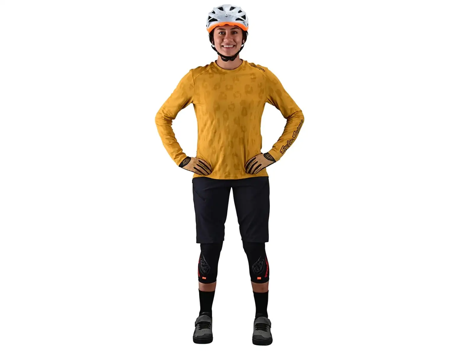 Troy Lee Designs Lilium women's jersey long sleeve Jacquard/honey