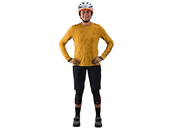 Troy Lee Designs Lilium women's jersey long sleeve Jacquard/honey