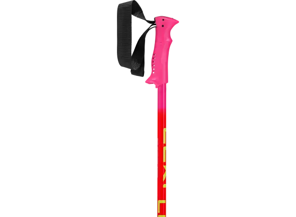 Leki Racing Kids kids downhill poles Neonpink-neonorange-neonyellow