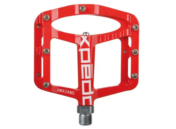 X-pedo Spry platform pedals red