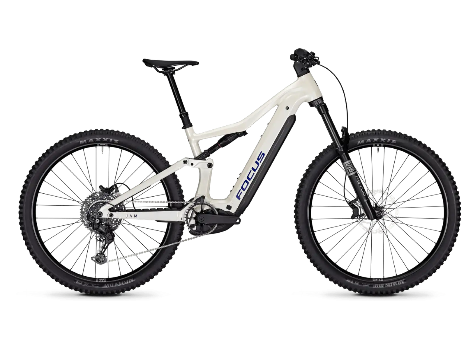 Focus JAM 7 600Wh full-suspension e-bike Champagne / Shellwhite
