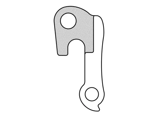 Union frame derailleur hanger GH-017
