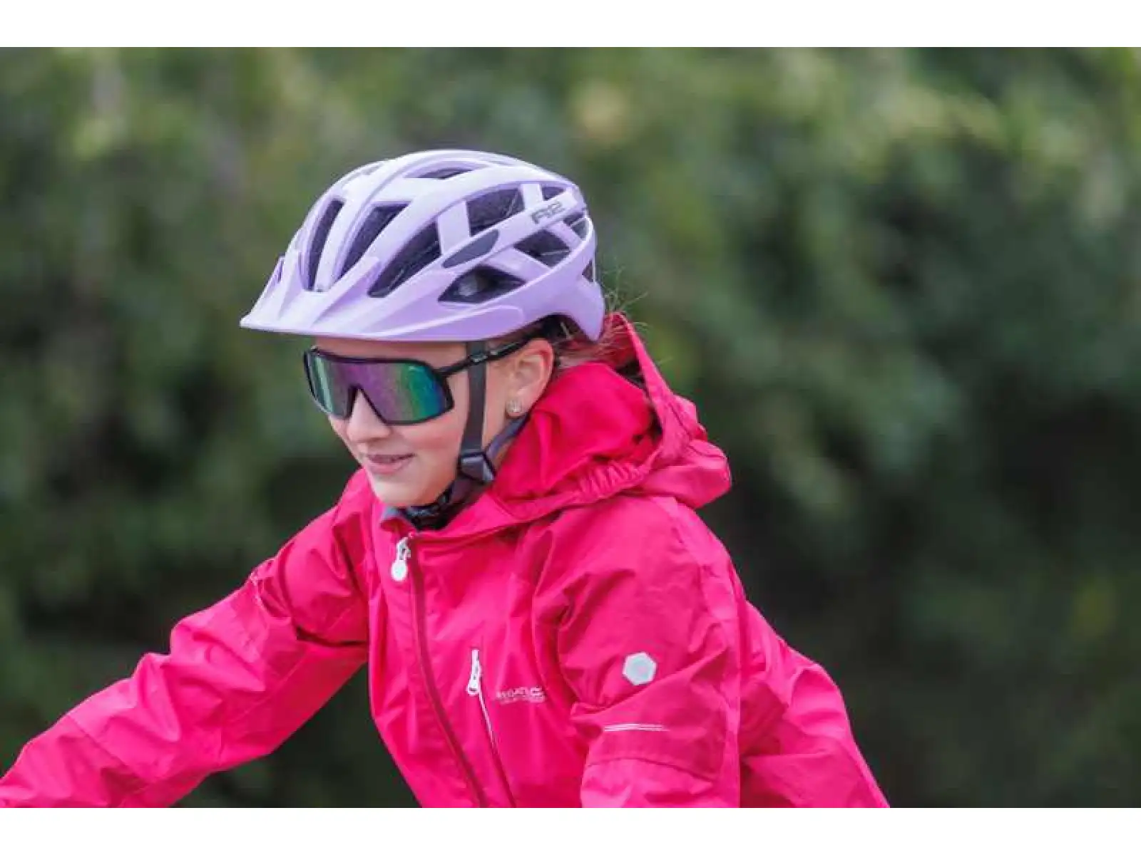 R2 Lumen Junior kids helmet lavender