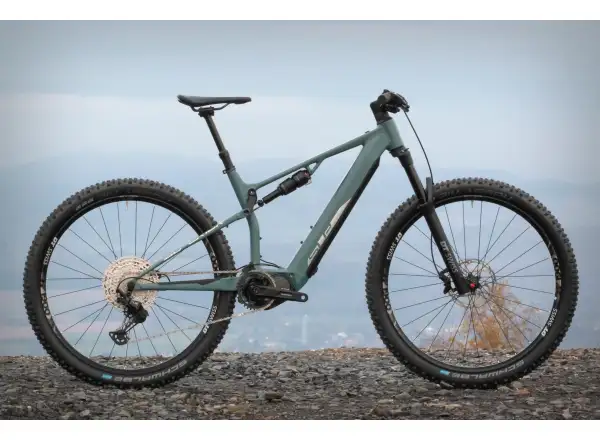 Superior eXF 9049 R mountain e-bike matte trooper green/chrome silver