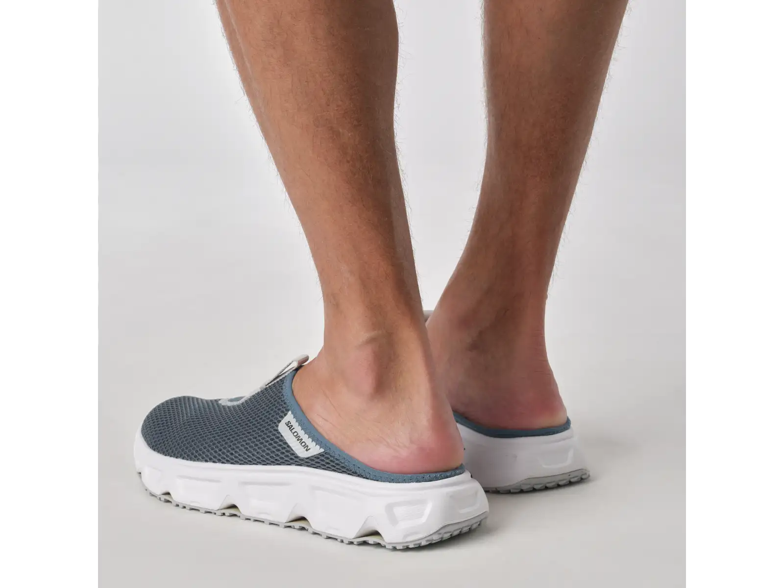 Salomon Reelax Slide 6.0 men's slippers Blue Ashes/White/Pearl blue
