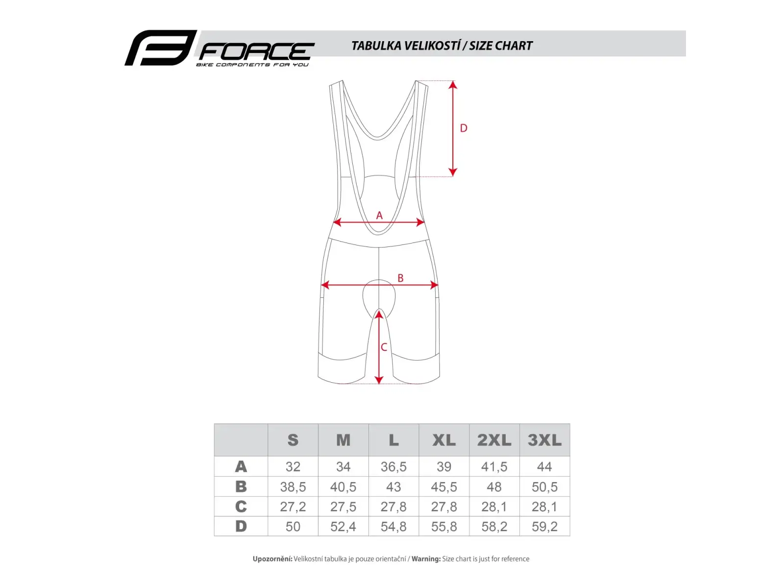Force F Passion men's bib shorts black