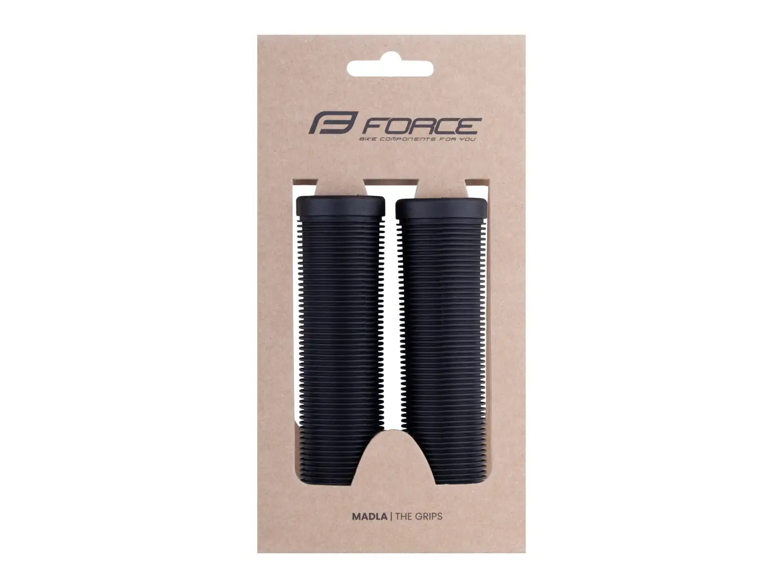 Force Groove rubber grips black