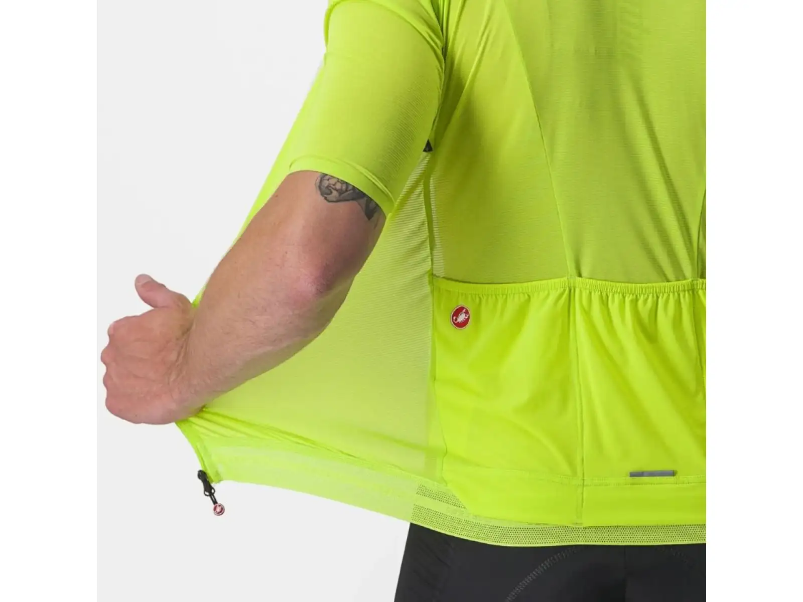 Castelli Superleggera 3 men's jersey short sleeve Electric Lime
