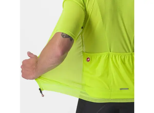 Castelli Superleggera 3 men's jersey short sleeve Electric Lime