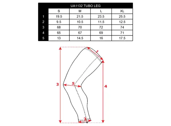 Silvini Tubo UA1132 leg warmers Black