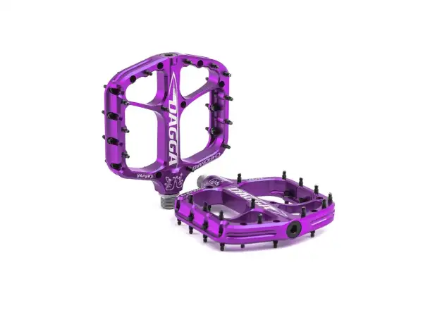 Chromag Dagga platform pedals purple