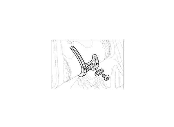 Campagnolo cable guide under frame