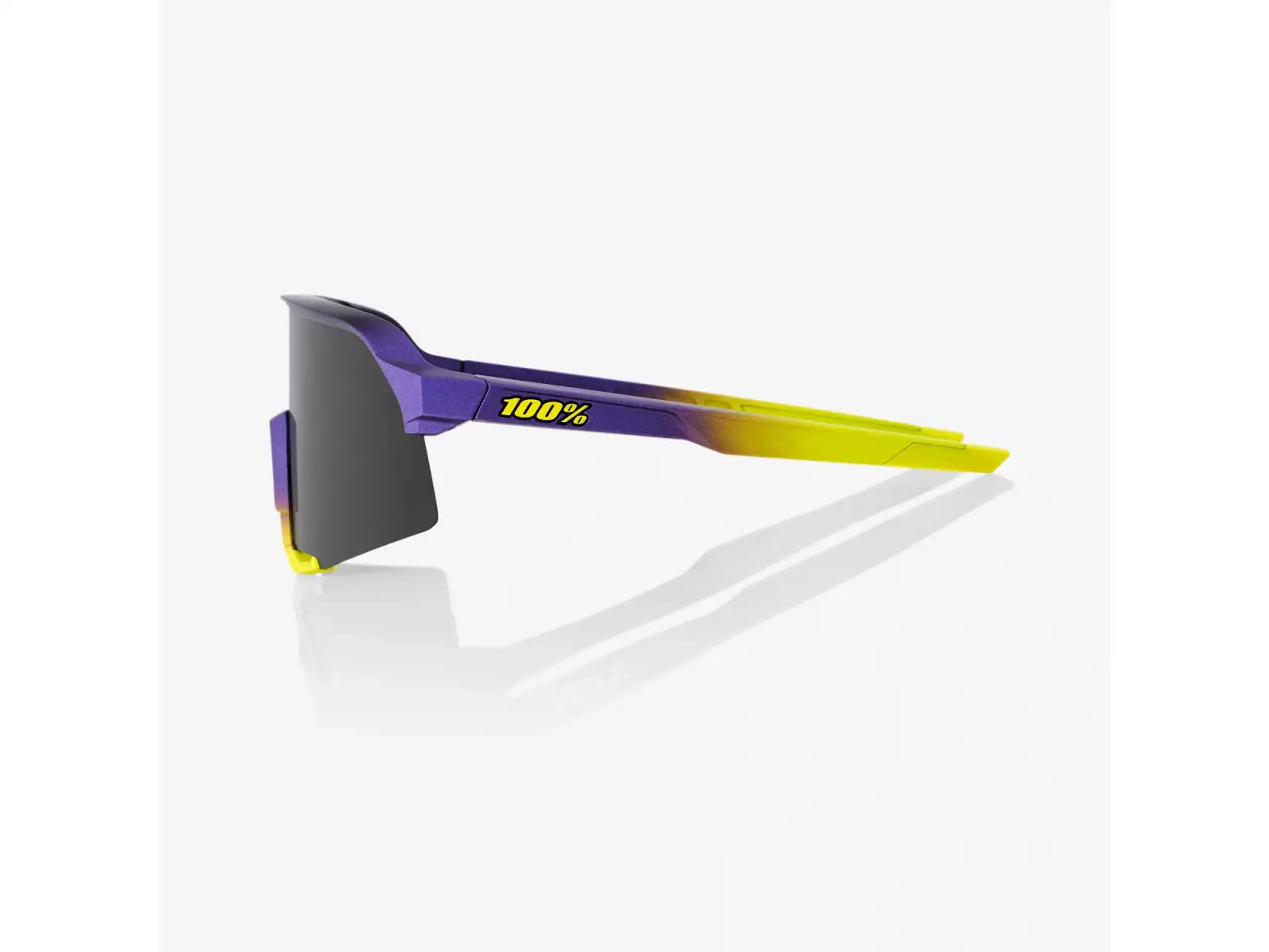 100% S3 Glasses Soft Tact Stone Matte Metallic Digital Brights/Smoke Lens