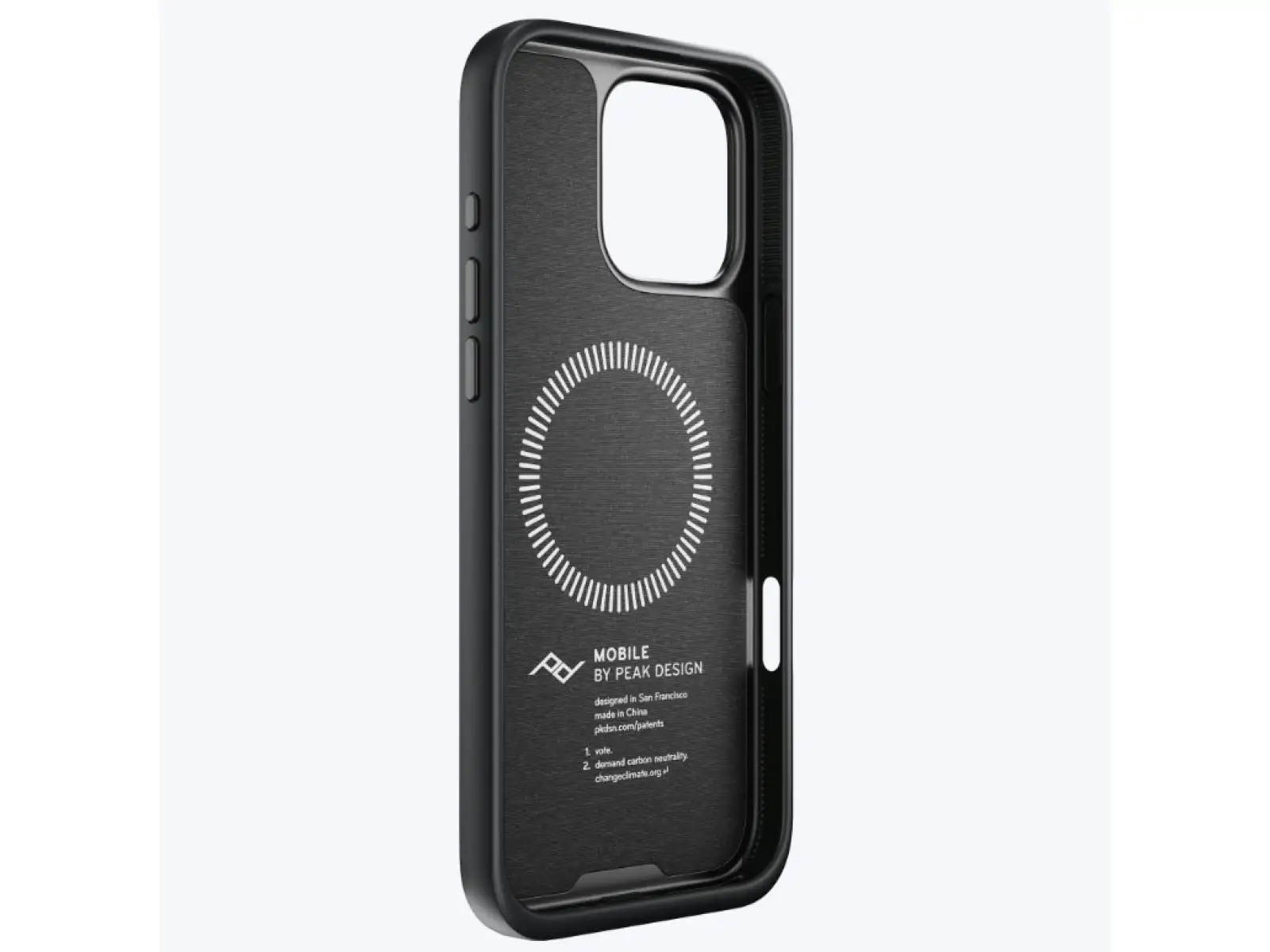 Peak Design Mobile Everyday Fabric Case iPhone 16 Pro Max case Charcoal