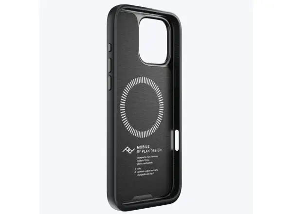 Peak Design Mobile Everyday Fabric Case iPhone 16 Pro Max case Charcoal
