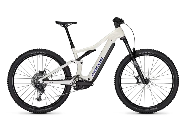 Focus JAM 7 800Wh full-suspension e-bike Champagne / Shellwhite