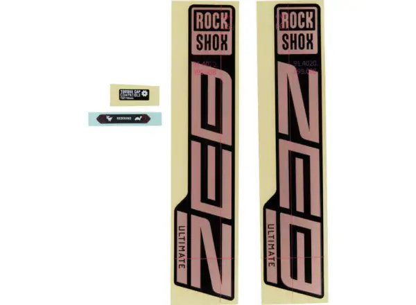 Rock Shox Decal ZEB Ultimate 27.5"/29" Gloss black/Copper
