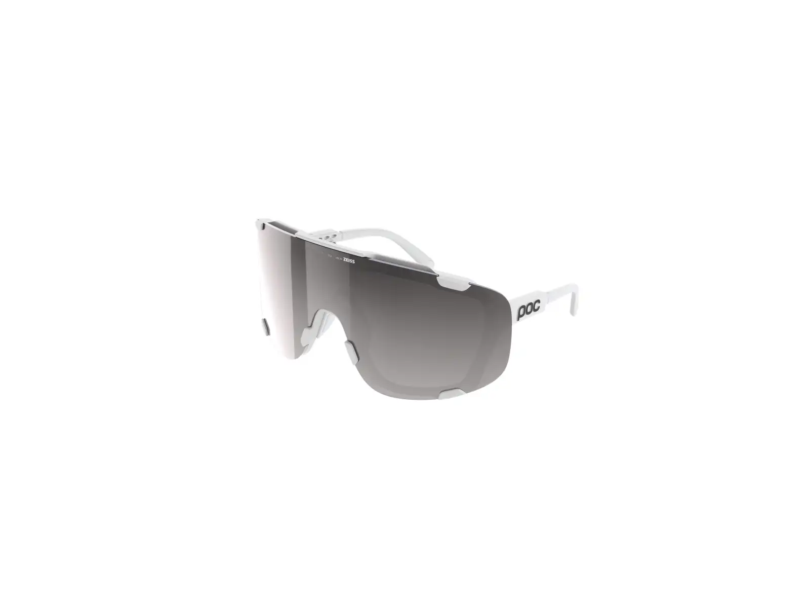 POC Devour + sunglasses Hydrogen White/Clarity Road/Sunny Silver
