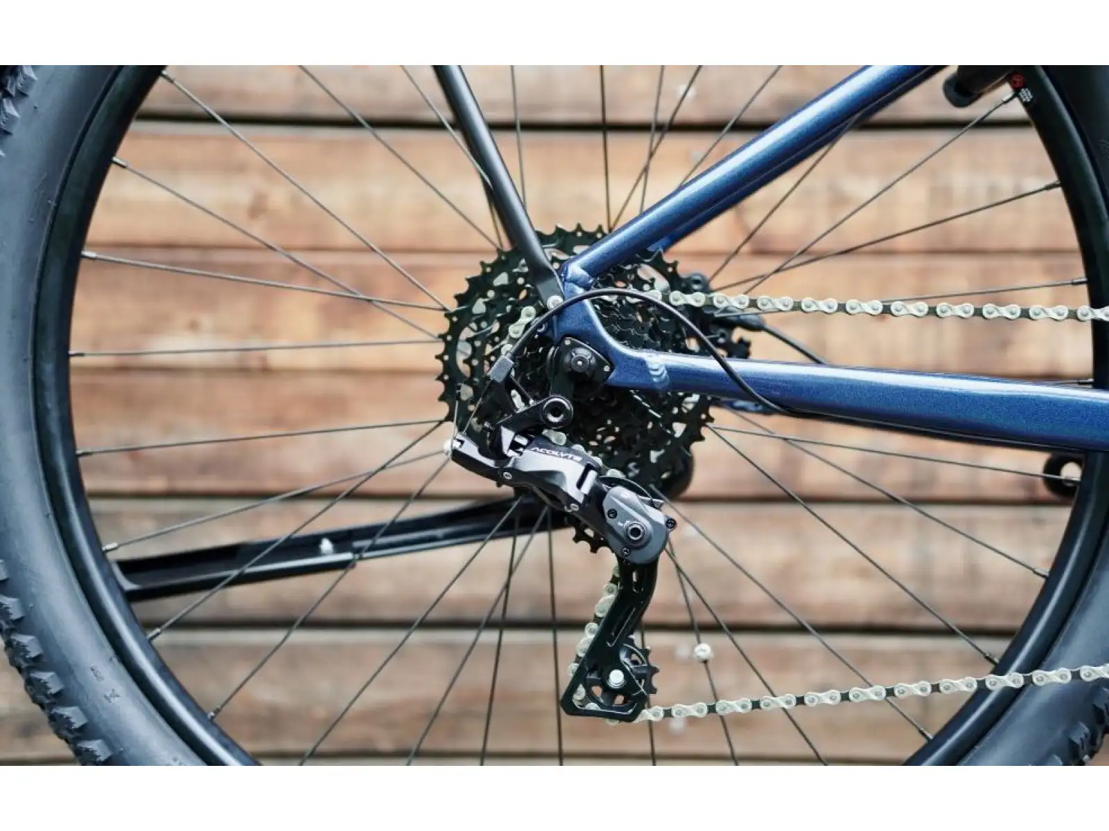 Rock Machine Crossride e450 hybrid e-bike Gloss Metallic Navy/Silver