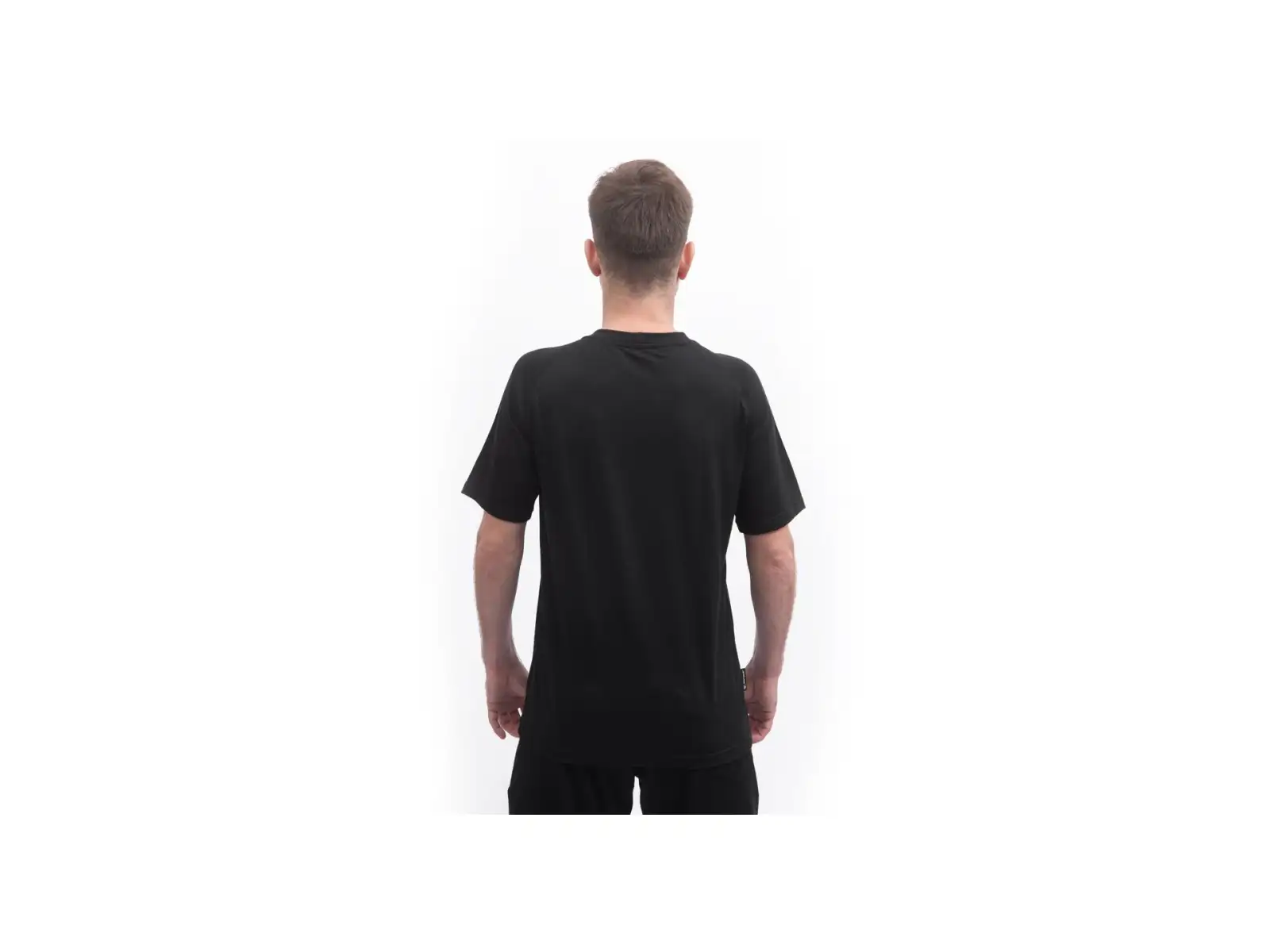 Sensor Merino Active No Logo men's T-shirt short sleeve black