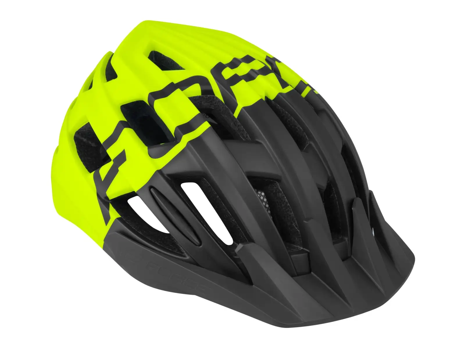 Force Corella MTB helmet, black/fluo