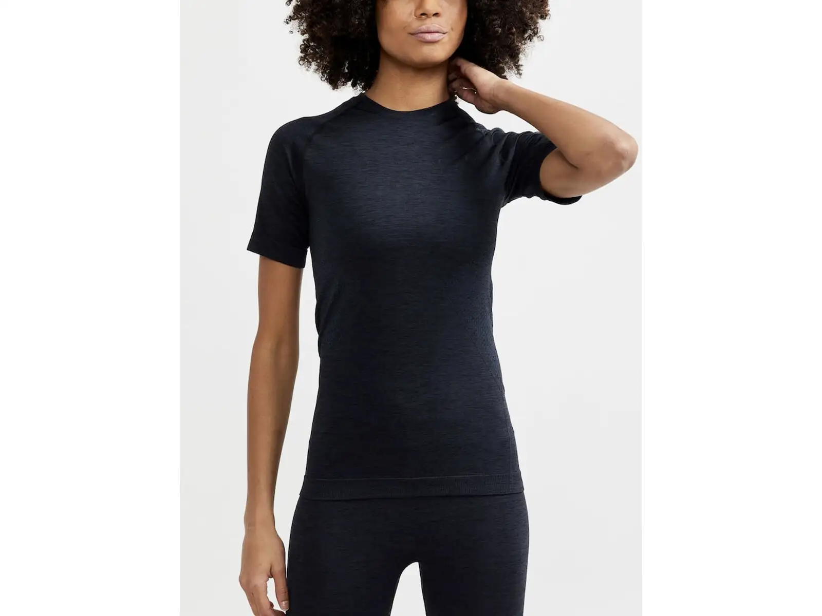 Craft Core Dry Active Comfort women's short sleeve shirt black