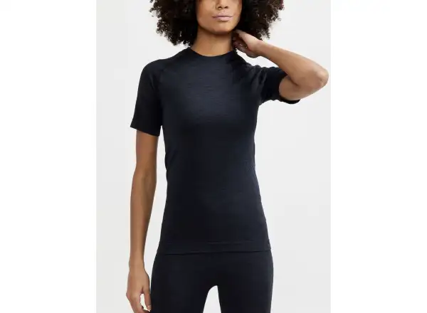 Craft Core Dry Active Comfort women's short sleeve shirt black