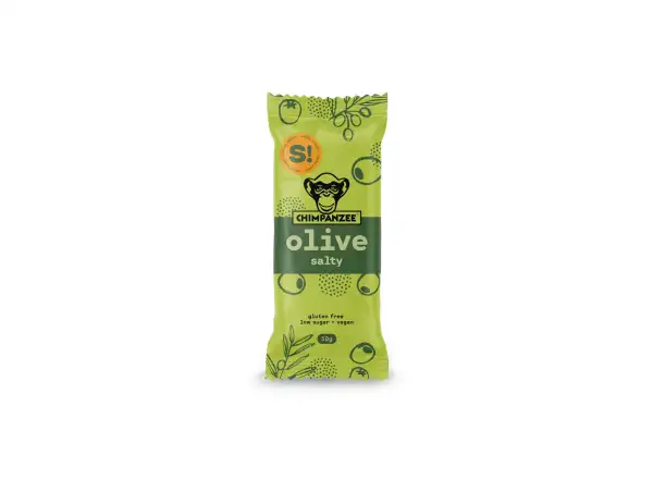 Chimpanzee Salty Bar energy bar Olive 50 g
