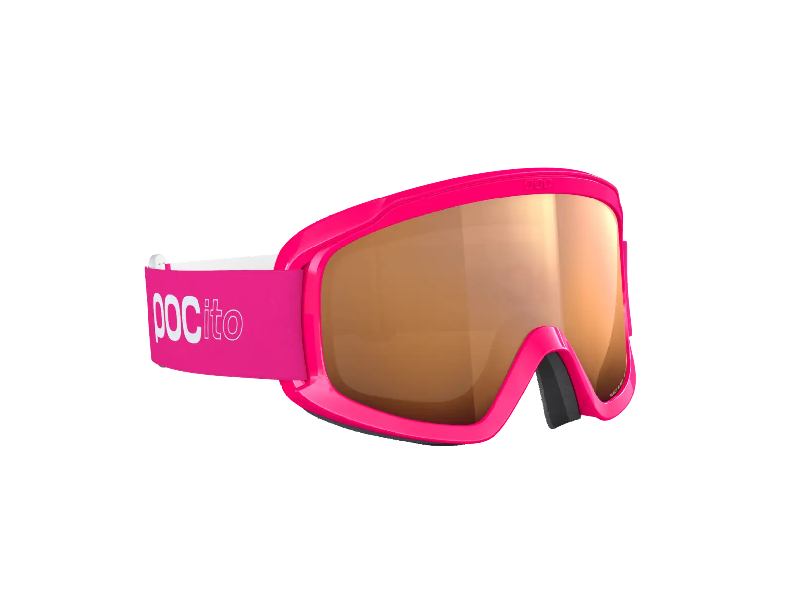 POC POCito Retina children's ski goggles Fluorescent Pink/Partly Sunny Light Orange