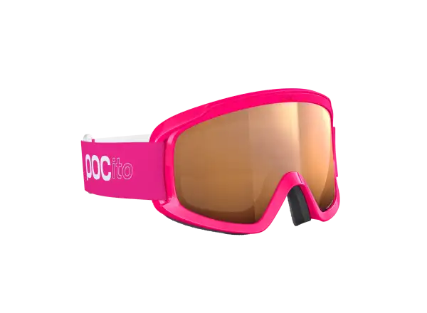 POC POCito Retina children's ski goggles Fluorescent Pink/Partly Sunny Light Orange