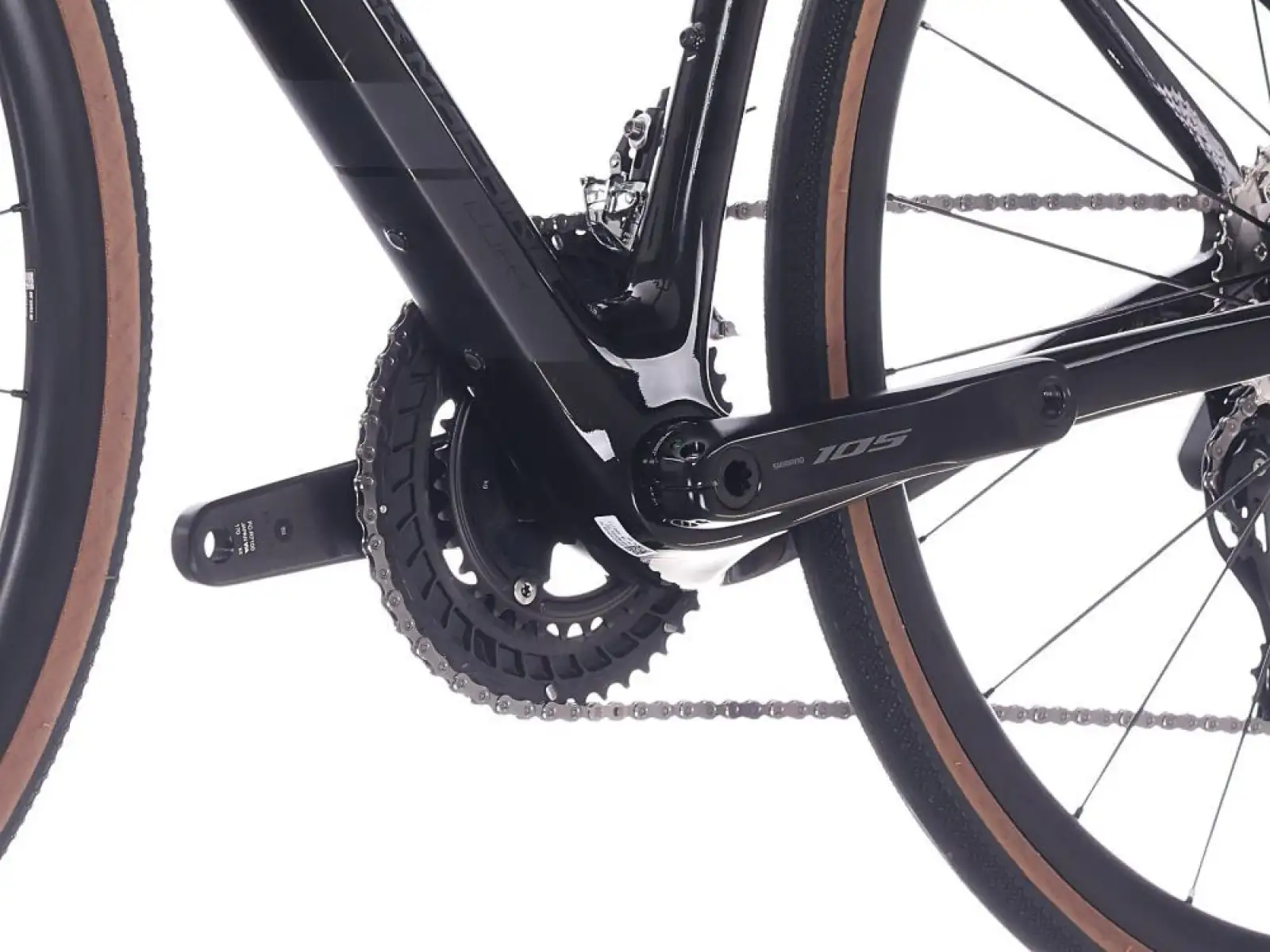 Rock Machine Lukk CR 80 gravel bike Gloss Metallic Black
